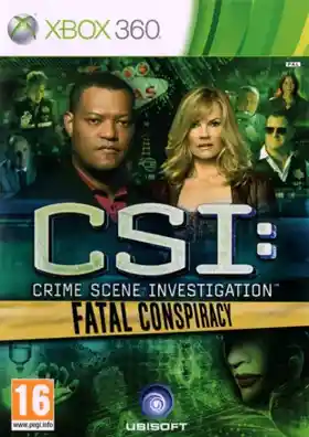 CSI Fatal Conspiracy (USA) box cover front